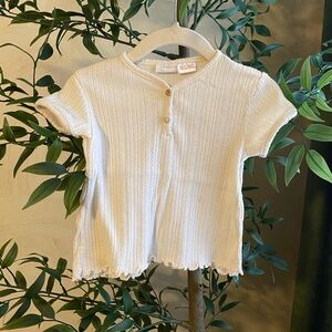 Zara Pointelle Shirt